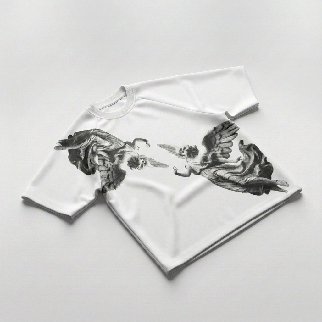 Tshirt Seamless Angels Monochrome Doble Jersey