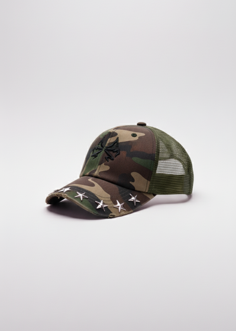 TRUCKER HAT STARS 437 CAMO