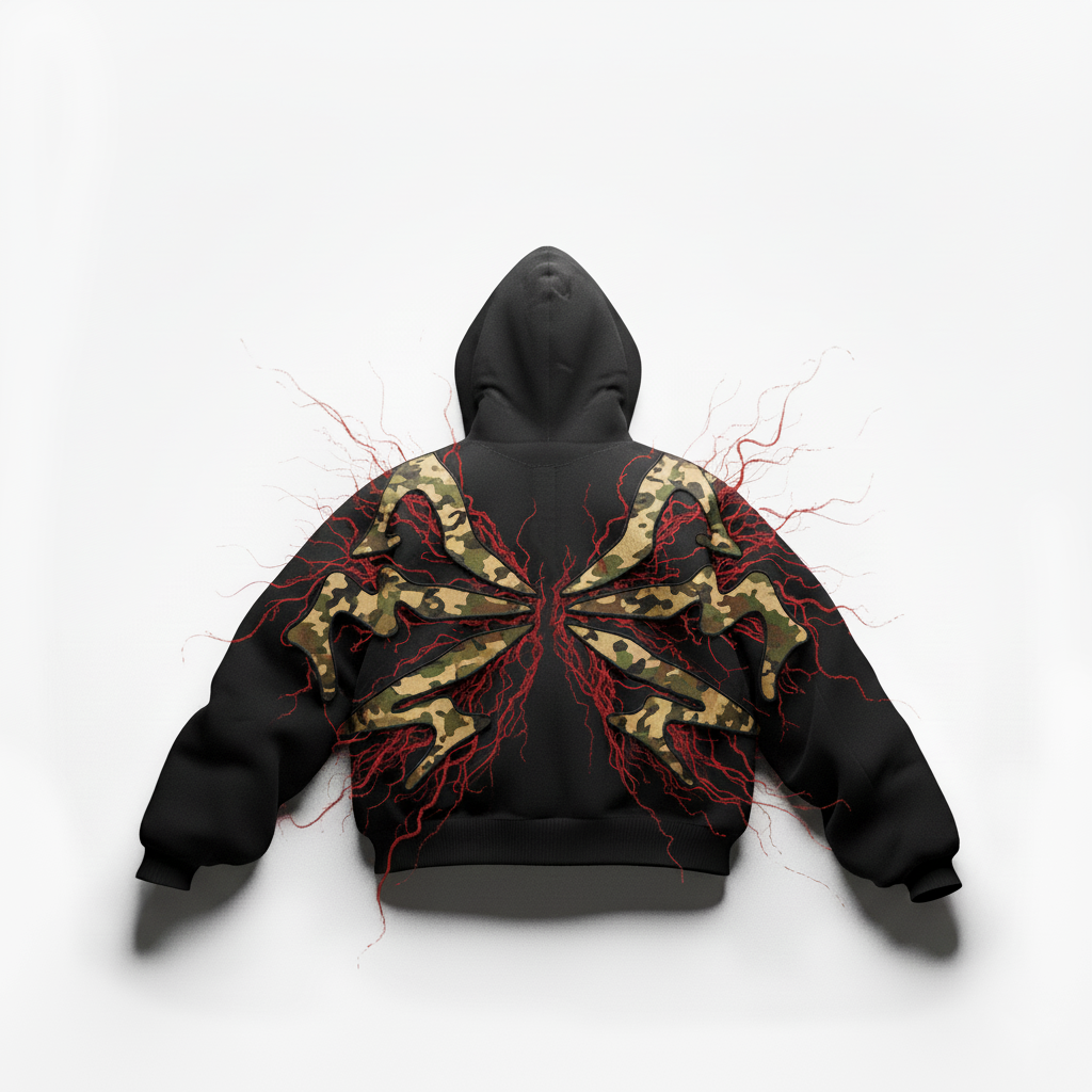 HOODIE BIG LOGO 437 CAMO