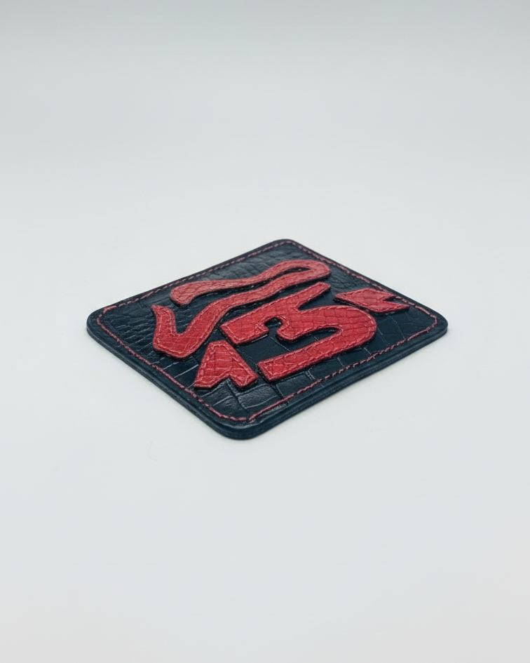 Leather Card Holder 437 Snake Art. 1 of 1