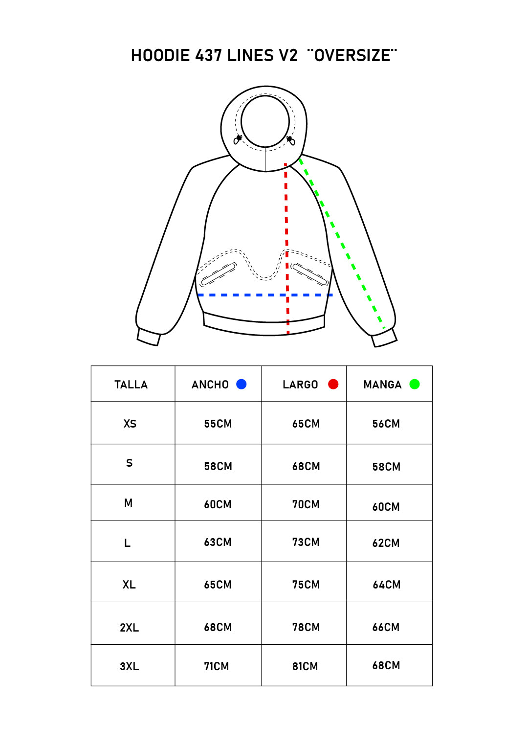 Hoodie Reflectante LINES V2 Colores